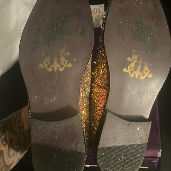 Copper/gold spike shoes - Picture 3 of 9